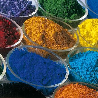 Minerální barevné pigmenty